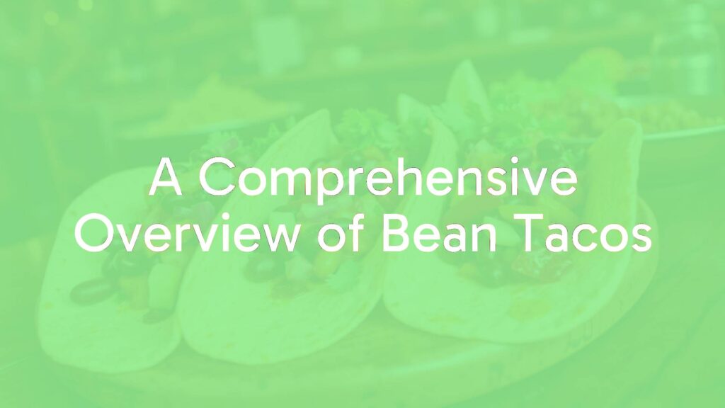 Delicious bean tacos on a rustic wooden table, fresh ingredients, vibrant colors, Mexican cuisine style, warm lighting, appetizing.